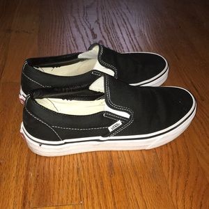 Black Slip On Vans